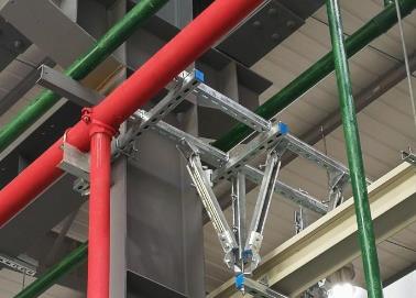 邯郸市该抗震支架的整体式支吊架结构协调性好